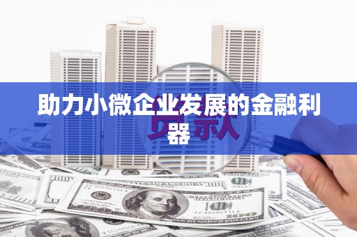 博爱助力小微企业发展的金融利器
