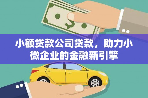 博爱小额贷款公司贷款，助力小微企业的金融新引擎