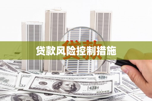 博爱贷款风险控制措施