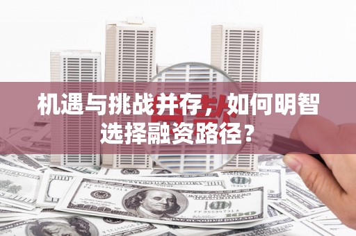 博爱机遇与挑战并存，如何明智选择融资路径？